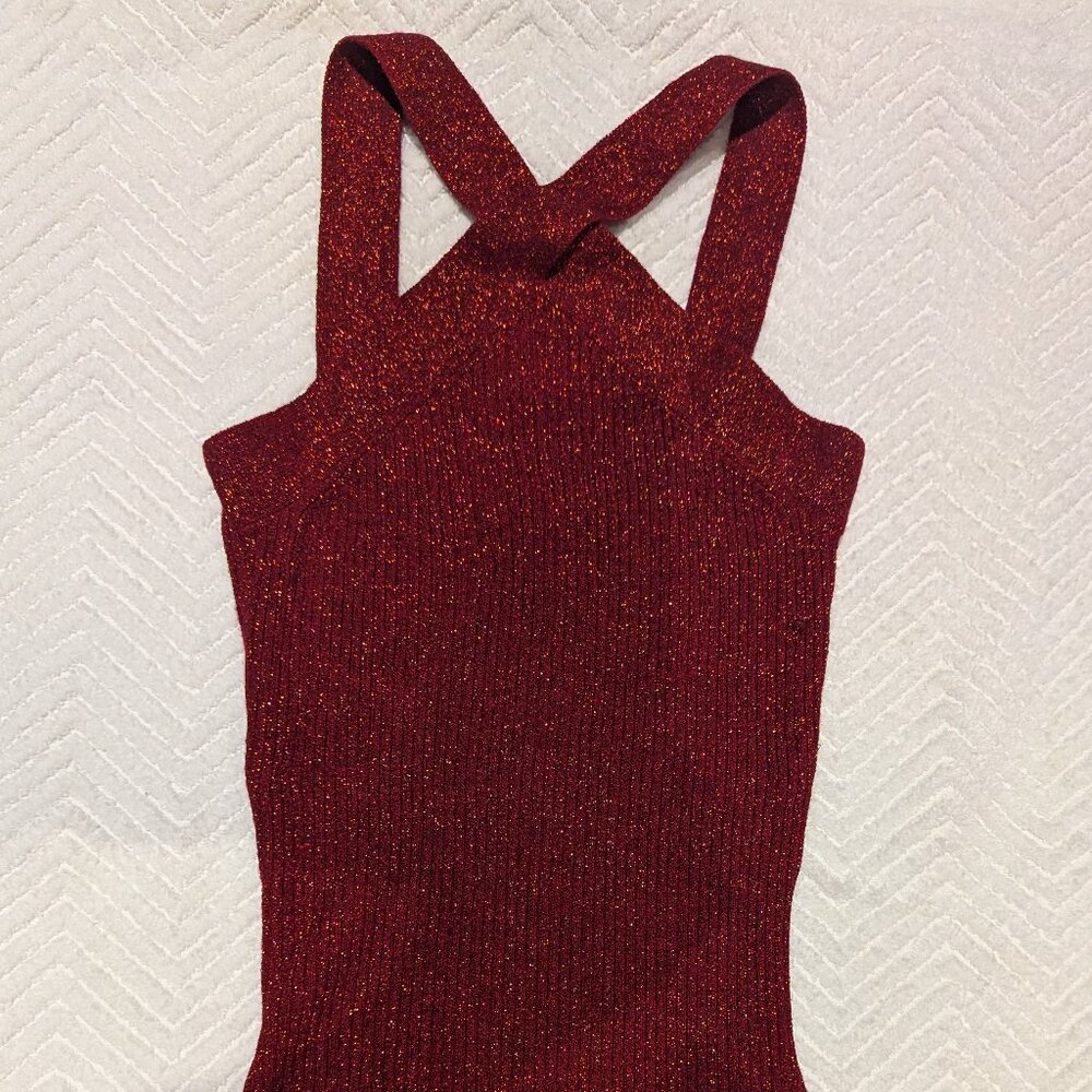 3 for $15 💖Red metallic top